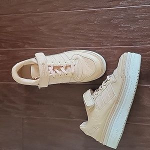 Adidas High Platform Sneakers Mauve Size 9.5